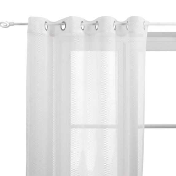 Voilage Zina can blanc 140x240 - ATMOSPHERA