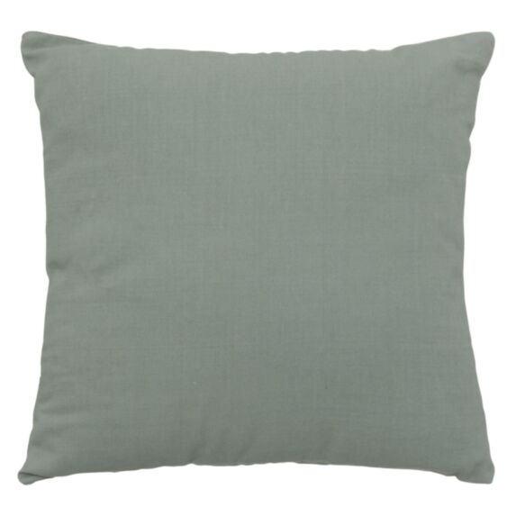 Coussin déhoussable 38x38cm vert céladon - ATMOSPHERA