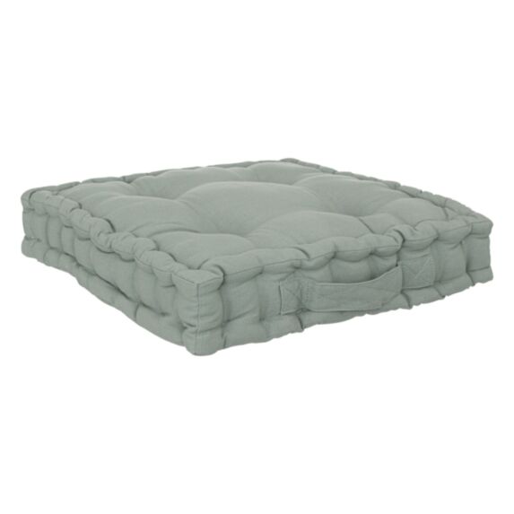 Coussin sol 40x40x8cm celadon - ATMOSPHERA