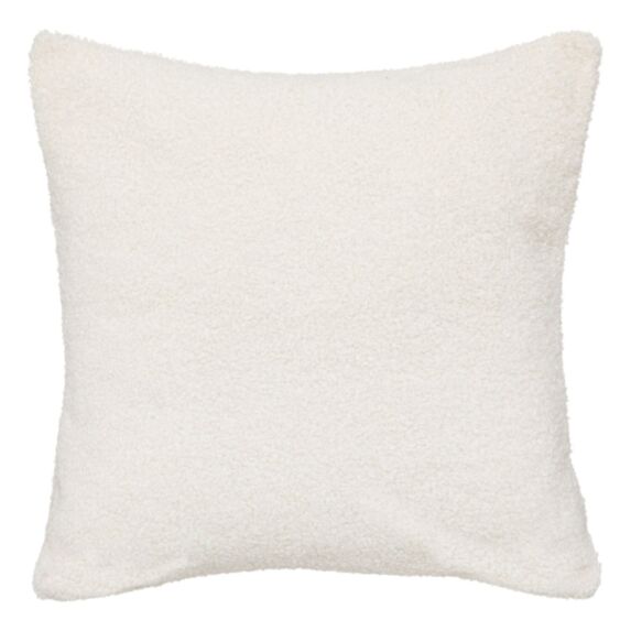 Coussin Jaiko bouclette 40x40cm ivoire - ATMOSPHERA