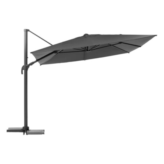 Parasol déporté Melhia 4x3m Anthracite