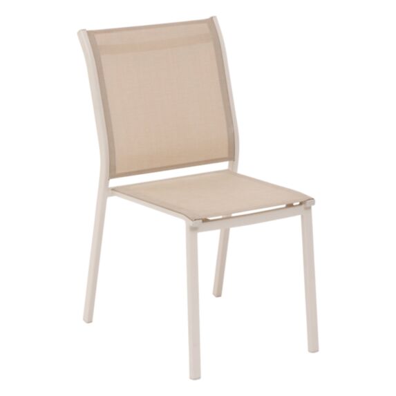 Chaise de jardin Essentia Empilable Lin/Argile