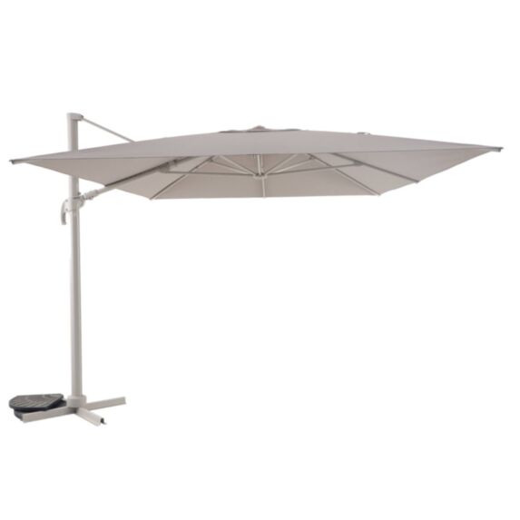 Parasol déporté Melhia 4x3m Argile/Lin