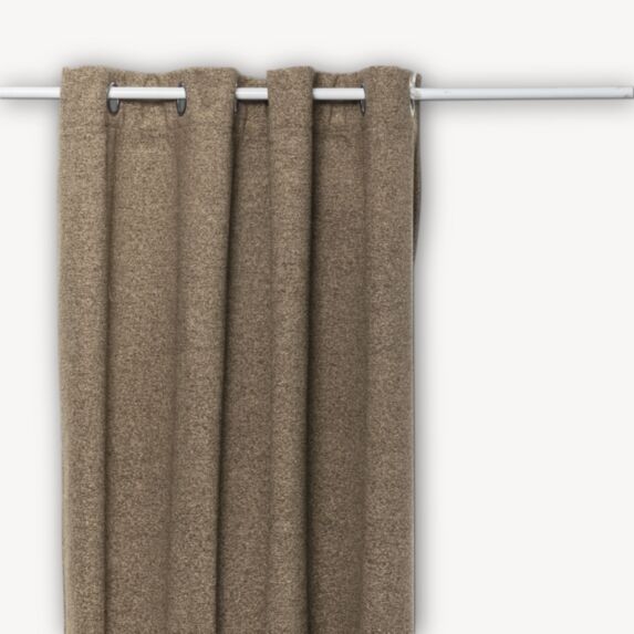 Rideau isolant Soana polaire 140x260cm taupe - ATMOSPHERA