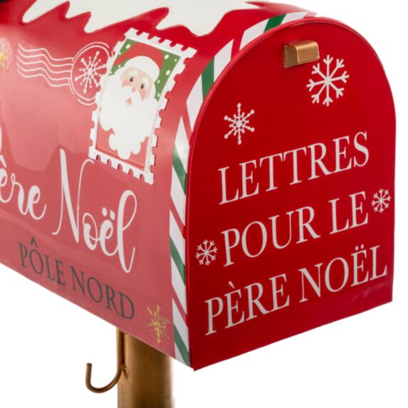 Boite lettres rouge métal h100 - ATMOSPHERA