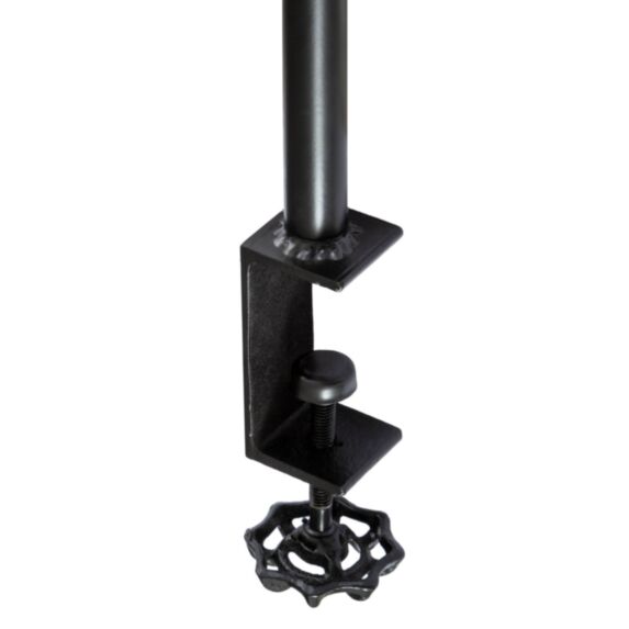 Barre Métal Noir à fixer pour décoration de table 200x107,5cm