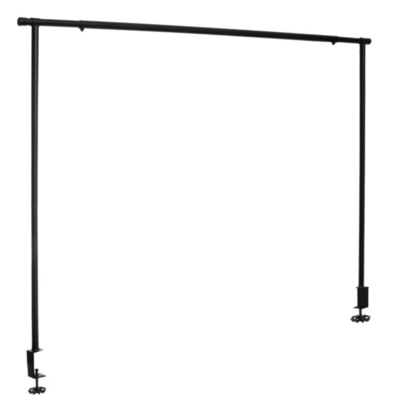 Barre Métal Noir à fixer pour décoration de table 200x107,5cm- ATMOSPHERA