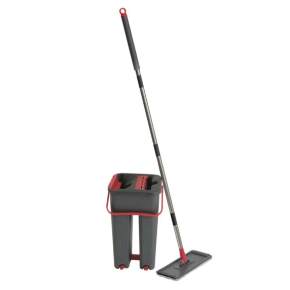 Seau essoreur avec balai 2 mops Tana 3,5L - 5 FIVE SIMPLY SMART