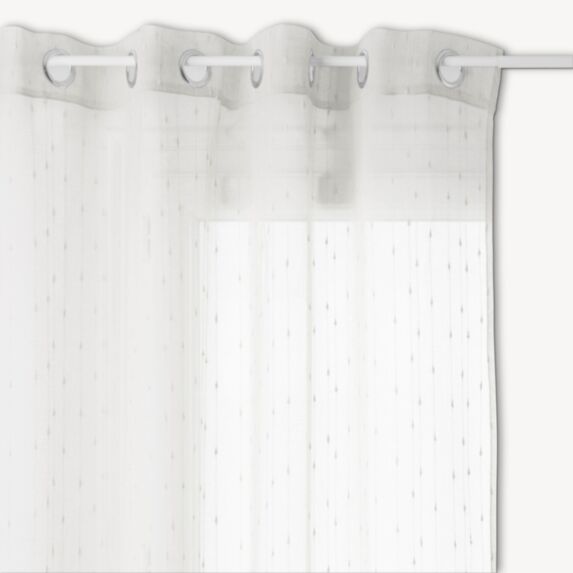 Voilage Anissa 140x240cm ivoire - ATMOSPHERA