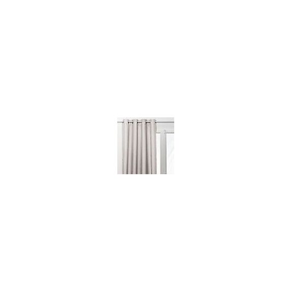 Voilage Moly polyester 135x240 blanc - ATMOSPHERA