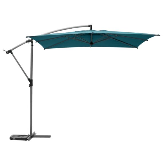 Parasol décentré Manoa 2,5x2,5m olive - HESPERIDE