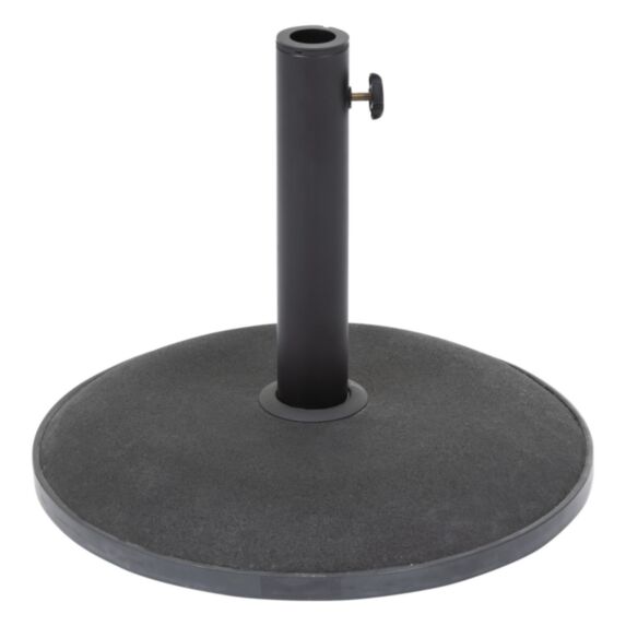 Pied parasol Dailio béton 15kg noir - HESPERIDE