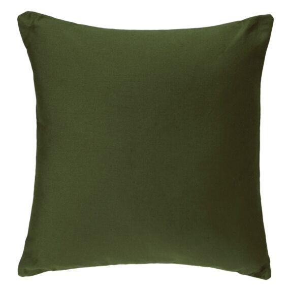 Coussin déhoussable 38x38cm kaki - ATMOSPHERA