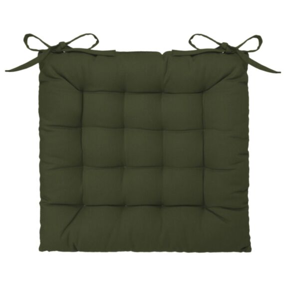 Galette chaise 38x38cm kaki - ATMOSPHERA