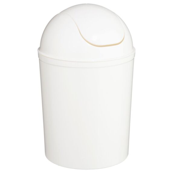 Poubelle 7L polypropylène blanc - 5FIVE