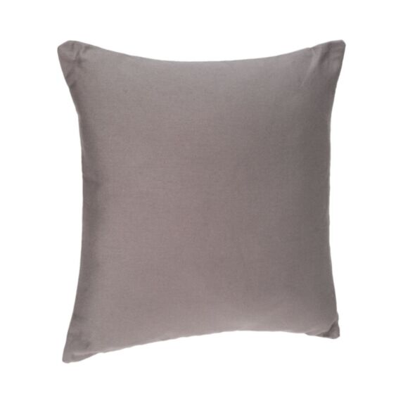 Coussin déhoussable 38x38cm gris - ATMOSPHERA