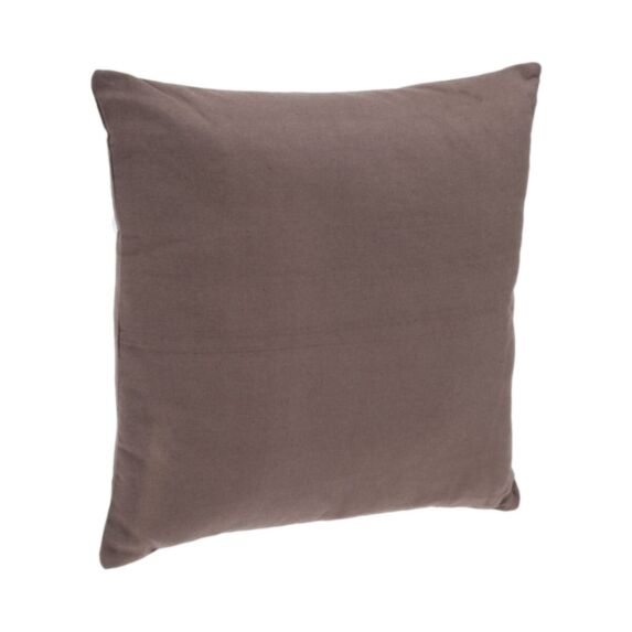 Coussin déhoussable 38x38cm taupe - ATMOSPHERA