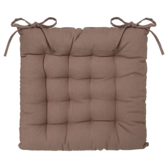 Galette chaise 38x38cm taupe - ATMOSPHERA