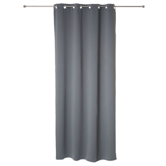 Rideau occultant 140x260cm gris - ATMOSPHERA