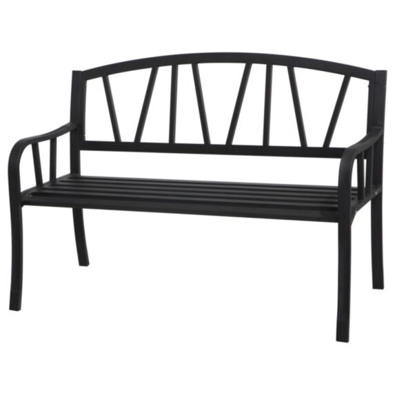 Banc de jardin 3 pers. Alvernia noir