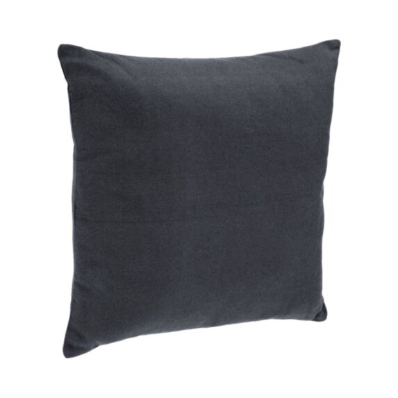 Coussin déhoussable 38x38cm gris foncé - ATMOSPHERA