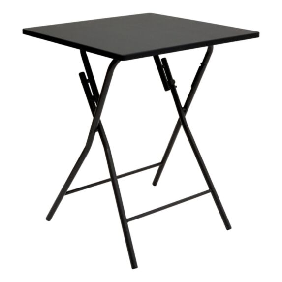 Table pliante 60x60cm noir - 5FIVE