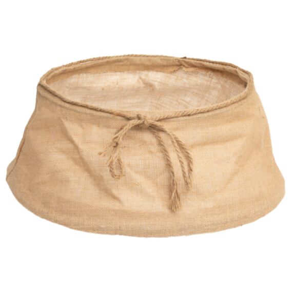 Jupe de sapin en toile de jute