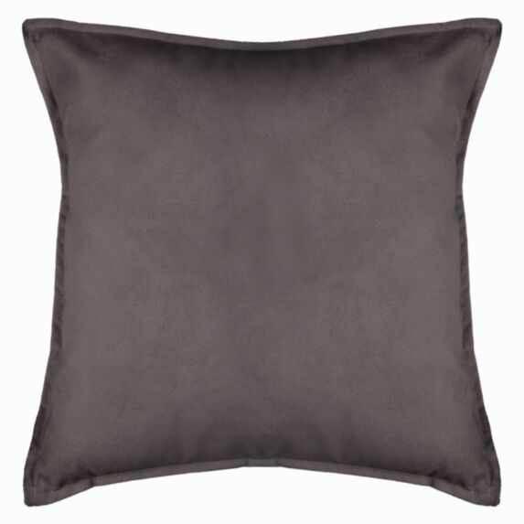 Coussin Lilou 55x55cm gris foncé - ATMOSPHERA