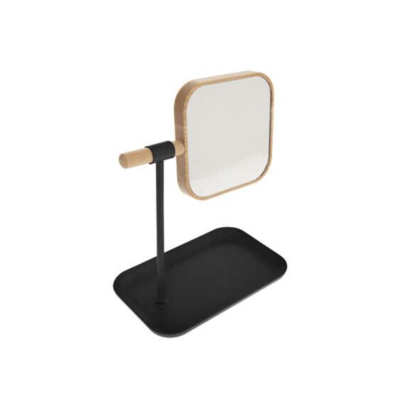 Miroir de salle de bain amovible Scandi Natureo noir - FIVES