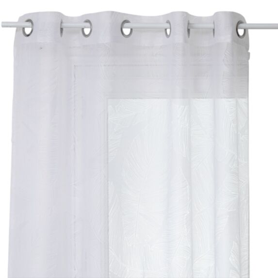 Voilage Devo 140x240 blanc - ATMOSPHERA