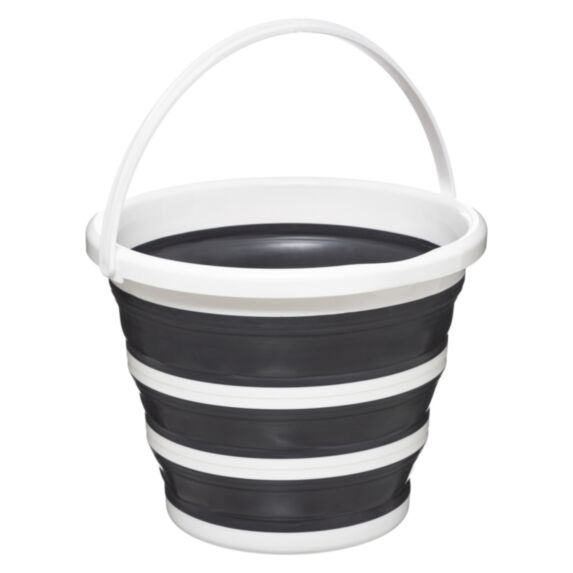 Seau rétractable 10L blanc/gris - 5 FIVE SIMPLY SMART