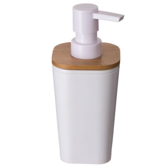 Distributeur savon Natureo plastique blanc - 5FIVE