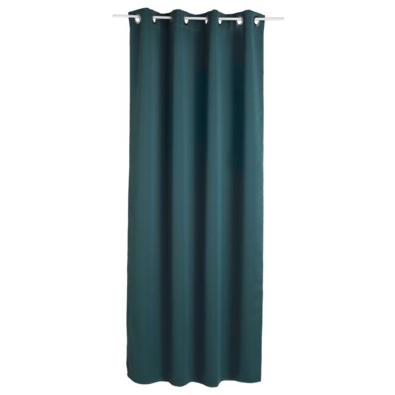 Rideau occultant 140x260cm bleu canard - ATMOSPHERA