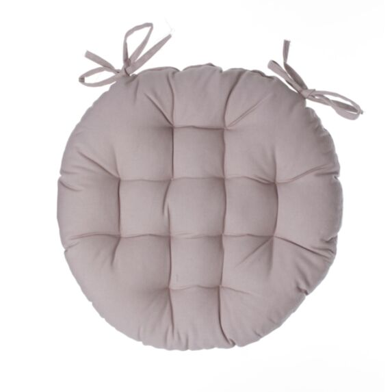 Galette chaise ronde Ø38cm lin - ATMOSPHERA