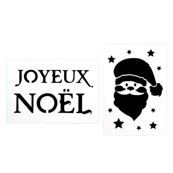 Pochoir noël x2 21x30cm