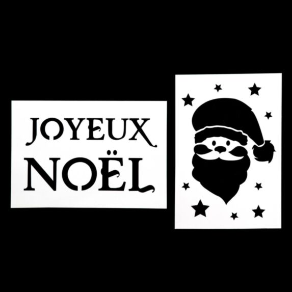 Pochoir noël x2 21x30cm