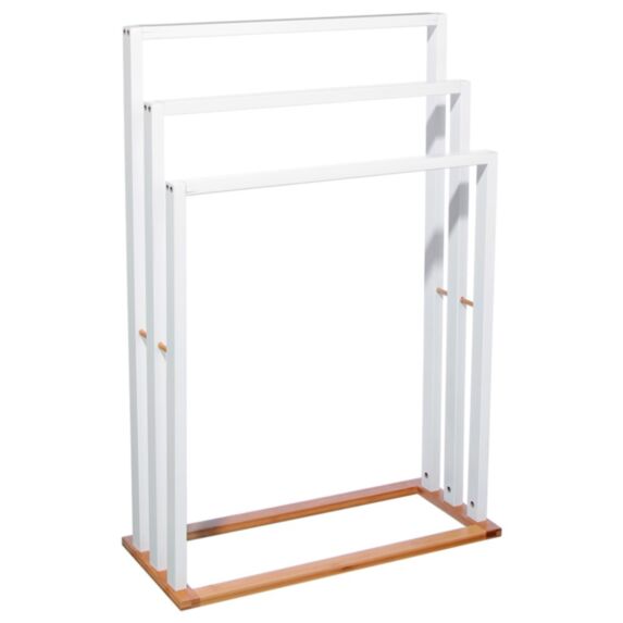 Porte-serviette 3 supports bambou/blanc - 5 FIVE SIMPLY SMART