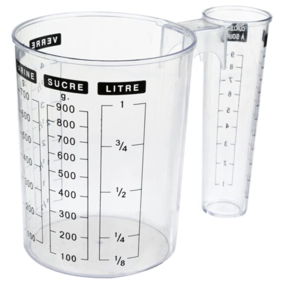 Verre doseur double polystyrène transparent - 5 FIVE SIMPLY SMART