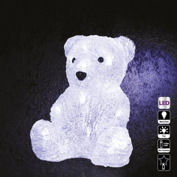 Ours acrylique transparent