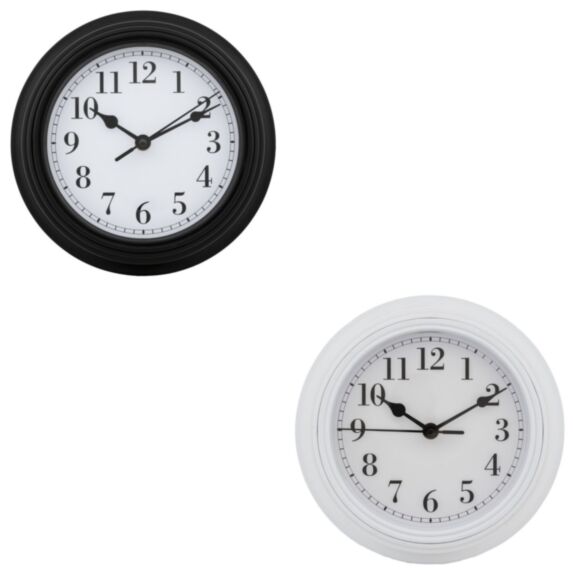 Horloge moulures Ø22cm - ATMOSPHERA