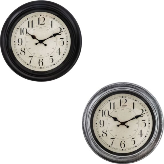 Horloge moulures Ø40cm - ATMOSPHERA