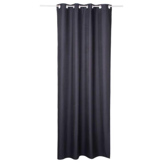 rideau isolant atmosphera polyester noir 140x260cm - ATMOSPHERA