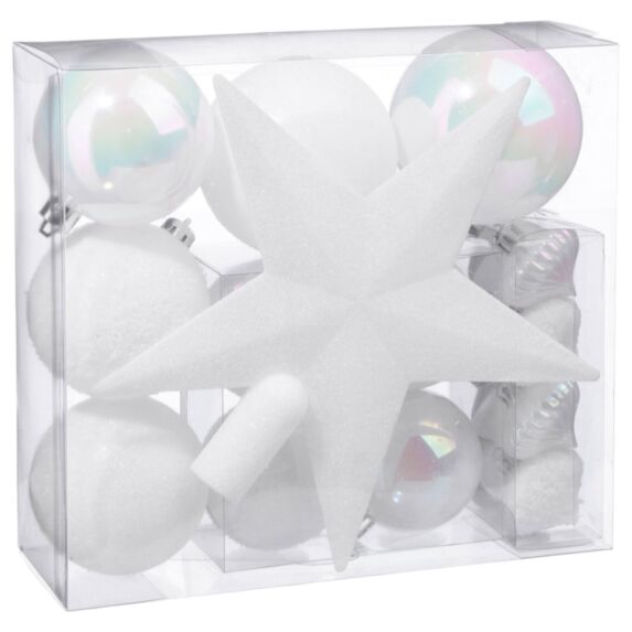 Kit déco blanc 18 pièces