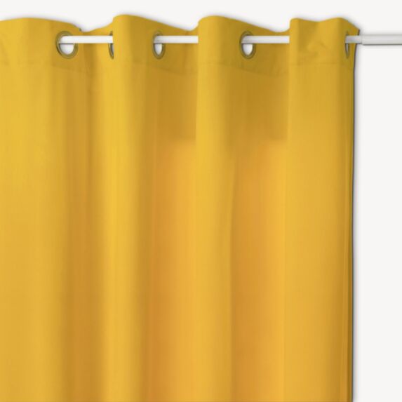 Rideau Lilou 140x260 ocre - ATMOSPHERA