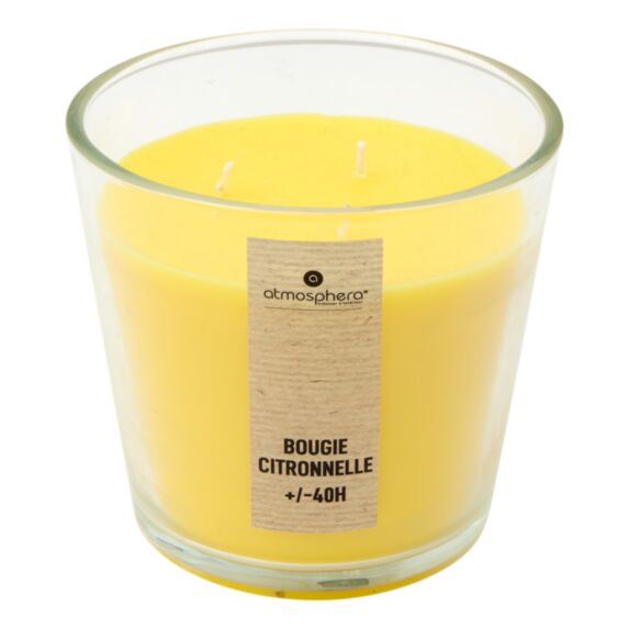 Bougie parfumée Nina citronelle 500g - ATMOSPHERA, CRÉATEUR D'INTÉRIEUR