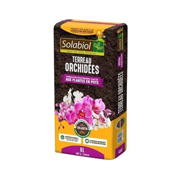 Terreau orchidees 6L - SOLABIOL