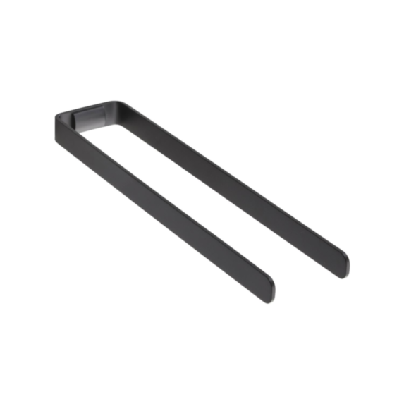 Porte-serviette 2 barres Alur aluminium noir mat