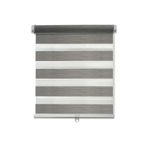Store jour/nuit tamisant gris H160 automatique - MADECO