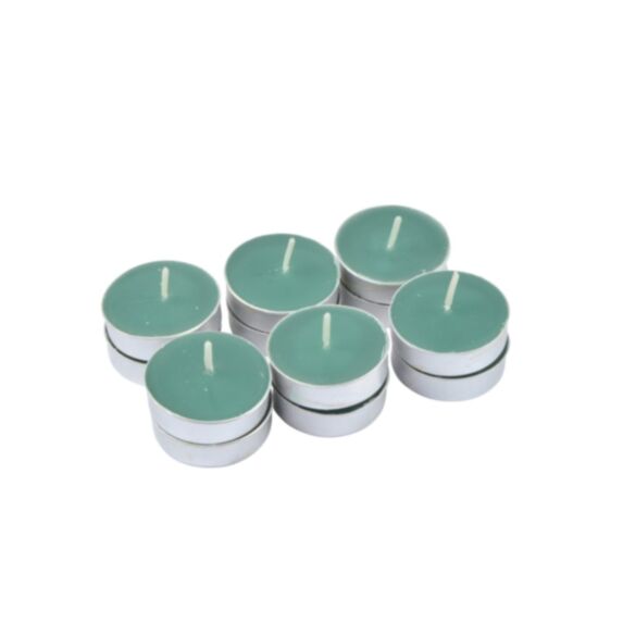 Set de 12 bougies chauffe-plat Essentiel thé vert - HOMEA