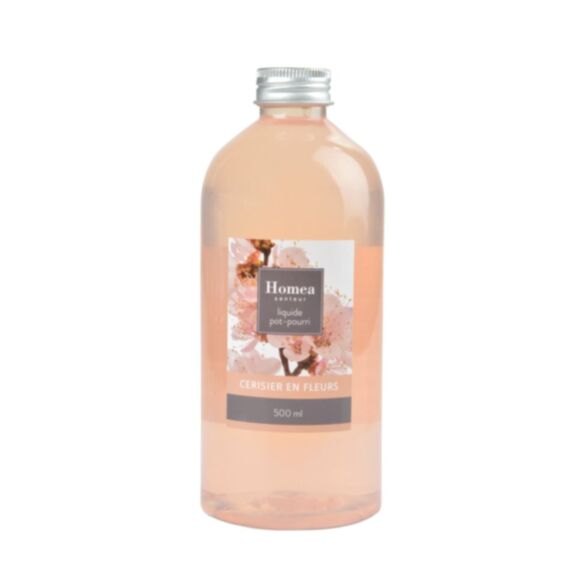 Liquide pot-pourri Essentiel cerisier en fleurs 500 mL - HOMEA